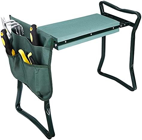 Folding Garden Kneeler Bench, Heavy Duty Garden Stool Kneeling Pad, Bench Seat for Kneeling to Prevent Knee Pain