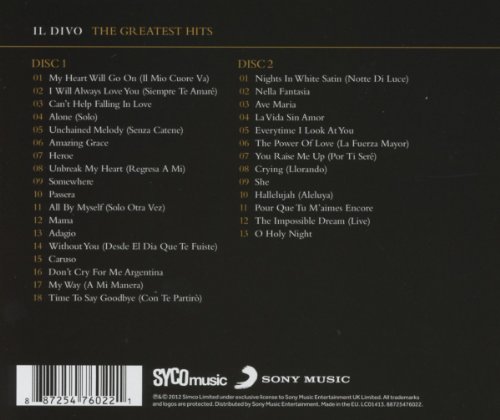 Il Divo - The Greatest Hits