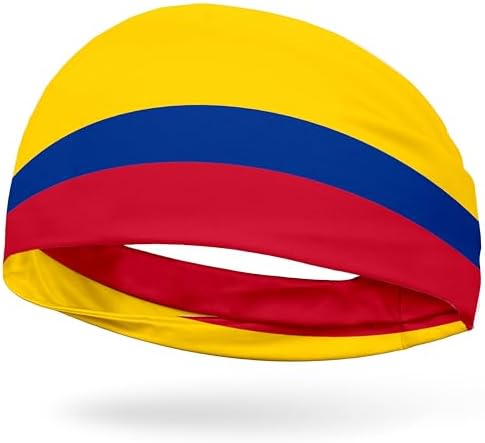 Sports Headband for Women Men,Flag Pattern Workout Head Band,Sweat Bands,Women Running Cycling Yoga Fitness,WorkoutSports Gift