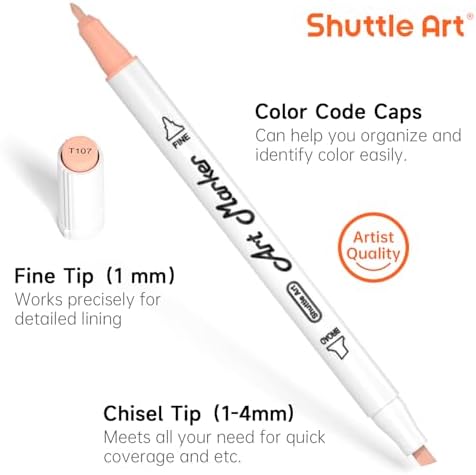 Shuttle Art 101 Colors Alcohol Markers