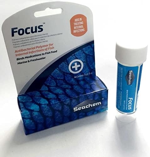 Seachem Focus Freshwater and Marine Fish Medication, 5 Grams