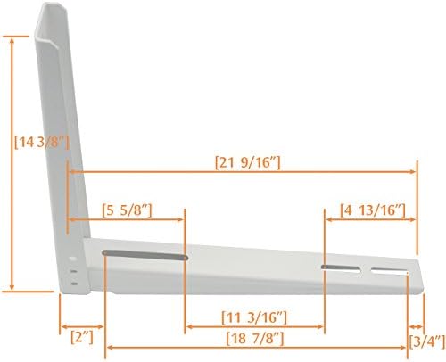 Mini Split Bracket for Ductless Air Conditioner Wall Mounting 7000 - 15000 BTU