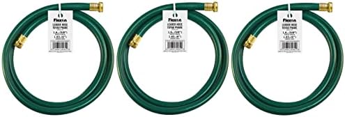 Swan Leader Hose with 5/8" Diameter by 6 Foot - 3 Pack, Male/Female