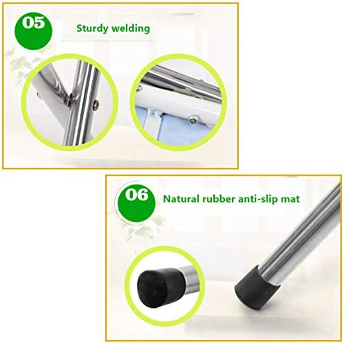 Folding Commode Chair Over Toilet,Bathroom Shower Chair,Can be Used as Raised Toilet Seat Riser