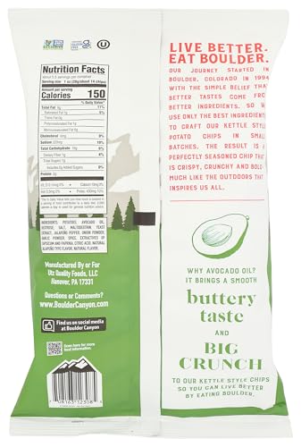 Boulder Canyon, Chips Avocado Oil Jalapeno, 5.25 Ounce