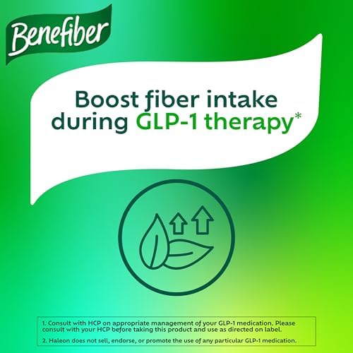 Benefiber On The Go Prebiotic Fiber Supplement Powder for Digestive Health, Daily Fiber Powder