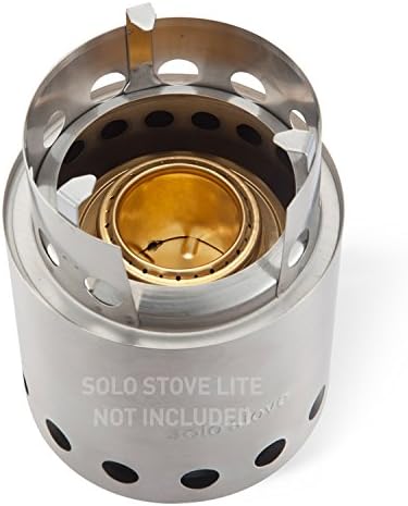 Solo Stove Solo Alcohol Burner - Efficient Spirit Burner Cooktop with Flame Regulator | Camp Stove with Fuel Storage Rubber Gasket