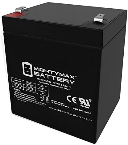 Mighty Max Battery 12V 5AH SLA Battery for Lawn and Garden Tool