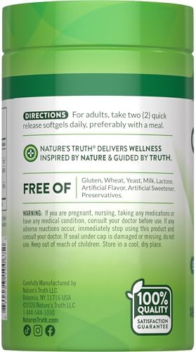 Nature's Truth Absorbable Calcium | 1200 mg | with Vitamin D3 5000 IU