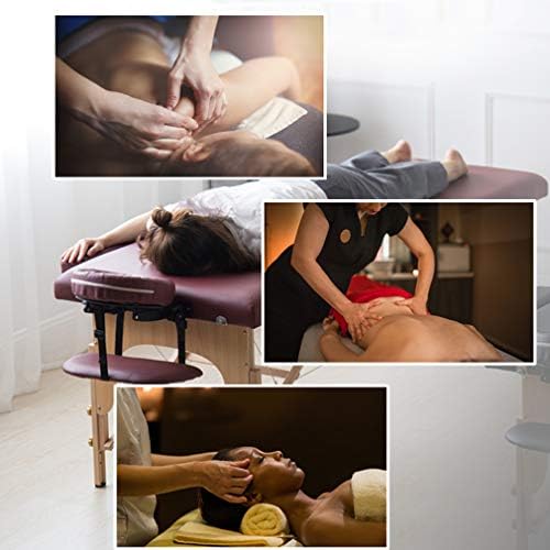 BestMassage Massage Bed Portable Massage Table 28 inch Wide Lash Bed Height Adjustable PU Leather 2 Folding with Oxford Bag for Spa Footmassage Facial CareSpa Tattoo