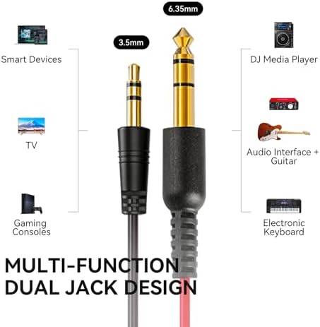 OneOdio Wired DJ Hi-Res Over-Ear Headphones for PC, Keyboard Guitar - Black | headphone with 50mm drivers