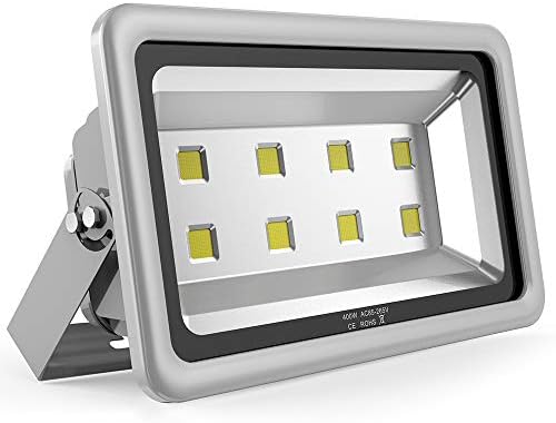 200W LED Flood Lights Outdoor, 110-285V, 20000LM Super Bright Security Light Fixture, IP66 Waterproof 6000K Daylight White，Landscape Commercial Industrial Lighting Fixtures
