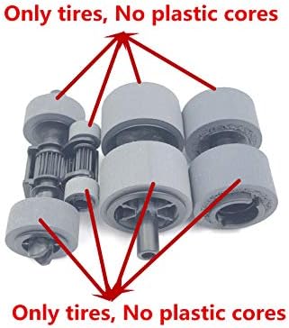 1SET X D00S3W001 D00S3X001 D00S3Y001 Scanner Pick Brake Separation Roller Tires Set Compatible with Brother ADS-2200 ADS-2700W