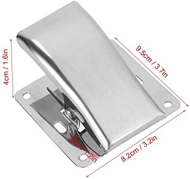 Fish Grip, Stainless Steel Fillet Clamp with Deep Jaw for Secure Fish Tail Holding and Processing