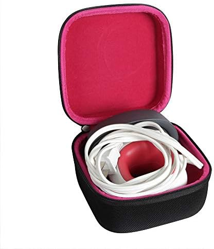 Hermitshell Hard Travel Case for Cricut Easy Press Mini Heat Press Machine (Black+Rosy)