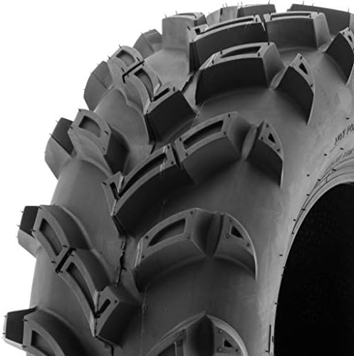 Set of 2 SunF A024 22x11-9 ATV UTV Mud/Trail Tires, 6-PR, Deep Directional Tread