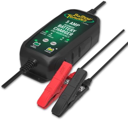 Battery Tender 5 AMP 12V Battery Charger and Maintainer - Automotive Smart Automatic Battery Charger for Cars SUVs and Trucks -Lead Acid, AGM, Gel