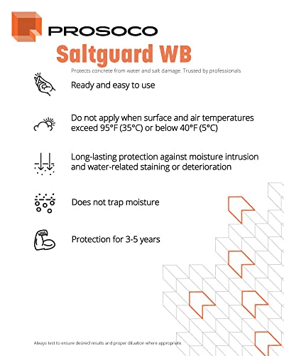 Saltguard® WB - Penetrating, Breathable Concrete Sealer – Trusted by Professionals (1-GAL)