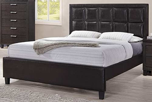 Contemporary Styling Espresso Twin/Full/Queen/King Bedroom Set (Queen Size Bed, 4 Pc)