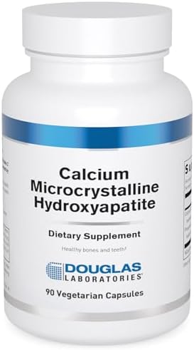 Douglas Laboratories Calcium Microcrystalline Hydroxyapatite - Teeth & Bone Health Support* - with Calcium & Phosphorus Micronutrients - Dietary Supplements - 250 Vegetarian Capsules