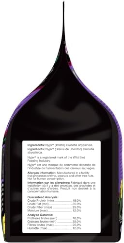 F.M. Brown's Song Blend Nyjer Thistle Seed for Pets, 2-Pound