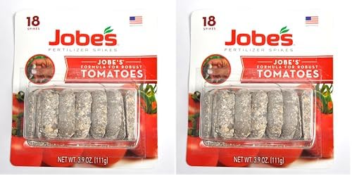 Jobe’s Garden Fertilizer Spikes, Easy Plant Care Fertilizer for Tomato Plants, 18 Count
