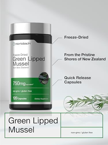 Horbäach Green Lipped Mussel |120 Capsules | from New Zealand