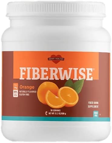 Melaleuca FiberWise Heart Healthy-Fiber Supplement-30 Servings-Net WT 28.6 OZ.(810g) - Orange