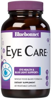 Bluebonnet Nutrition Eye Care Macular & Blue, Eye Health & Blue Light Support*, Vegan, Kosher-Certified, Gluten-Free, Dairy-Free
