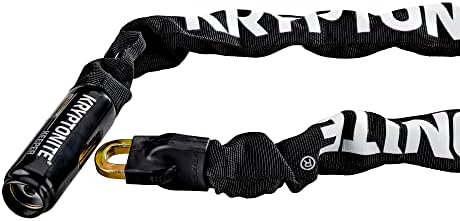 Kryptonite Keeper 712 Bike Chain Lock, 4ft Heavy Duty Anti-Theft Lock | Weather-resistant, 120cm long, hardened steel 7mm links, 2 keys