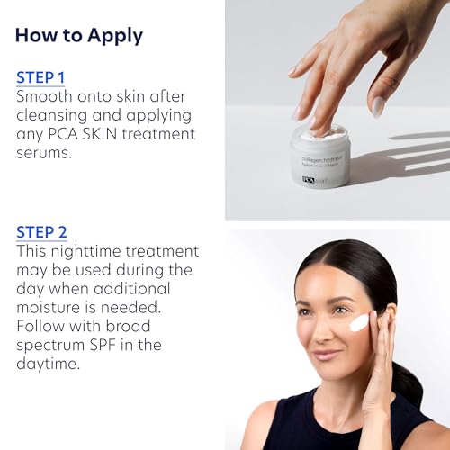 PCA SKIN Hydrating Collagen Cream for Face, Collagen Hydrator Night Cream, Hydrates and Firms Dry Mature Skin, Made with Shea Butter, Olive Fruit Oil