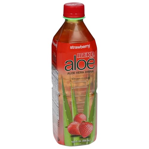 Iberia Aloe Vera Juice Drink, Pineapple, 16.9 Fl Oz (Pack of 24)