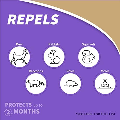Bonide Repels-All Animal Repellent, 128 oz Concentrate | Outdoor Pest Control, Deter Deer from Garden, People & Pet Safe