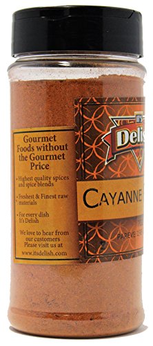 Cayenne Pepper Powder by It’s Delish, 5 LBS Bulk Bag | All-Natural Red Pepper Powder for Cooking, Camping, and Meals | Kosher and Non-GMO