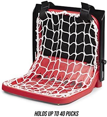 Better Hockey Extreme Hockey Puck Catcher – Premium Mini Net for Passing & Shooting Practice – Spring-Loaded, Collapsible
