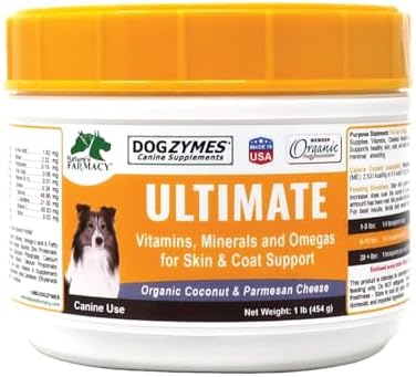 Dogzymes Ultimate Skin and Coat with Algal Oil and Organic Coconut (1 Pound)