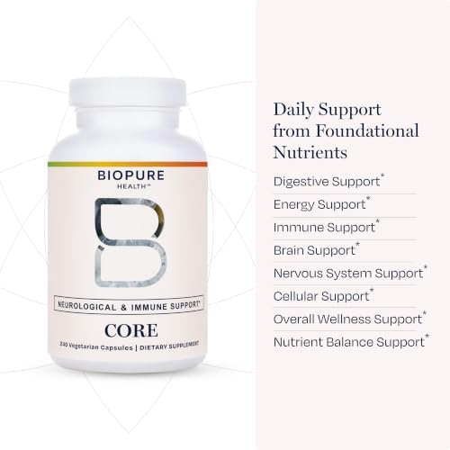 BioPure Core Capsules – Nutrient-Dense Formula with Essential Vitamins, Minerals & Bioavailable Nutrients for Cellular Health