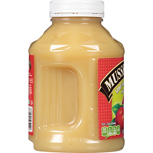 Musselman's Unsweetened Apple Sauce - low calorie, gluten free snack, low sodium, kosher, fat-free, no cholesterol, no high fructuse corn syrup, from 100% fresh American Grown Apples. (48oz x 8)