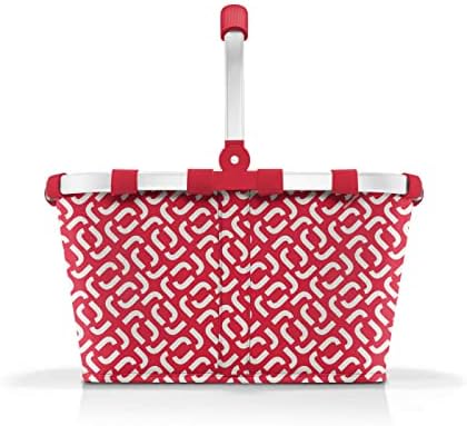 Reisenthel Red Aluminum Frame Foldable Pet Carrier, One Size, Red, Cat, Dog, Hamster, Rat, Everyday Use, Travel