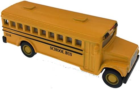 KiNSFUN Classic Mini School Bus 2.5 Inches Die Cast Metal Model