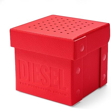 Diesel Men's Griffed Watch, Stainless Steel Chronograph Watch for Men