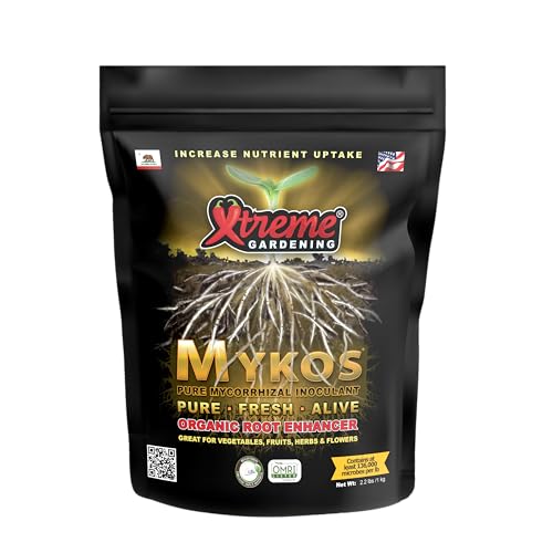 Xtreme Gardening Mykos 2.2 lb – Mycorrhizal Fungi Root Stimulator for Plants – Organic Root Booster for Stronger Roots