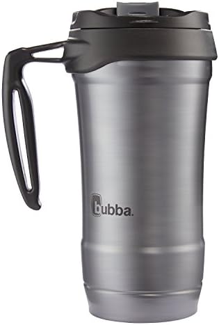 Bubba HERO Vacuum-Insulated Stainless Steel Travel Mug with Handle, 18 oz, Gunmetal