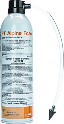 BASF PT Alpine Foam, Ready to Use Insecticide for Ant & Termite Control, Quick Kill Indoors or Outdoors, 20 Ounce