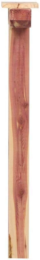 Gibraltar Mailboxes Cedar Drive-In Aromatic Cedar Wood, Mailbox Post, DPK00000