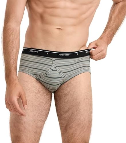 Jockey Classic Low Rise Brief- 3 Pack - 100% Cotton Underwear for Men