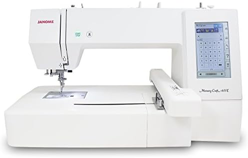 Janome Memory Craft 400E Embroidery Machine with Exclusive Bonus Bundle