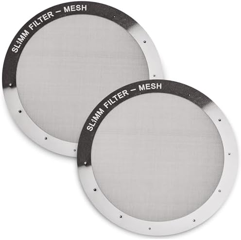 Stainless Steel Filter for AeroPress, 3 Reusable Metal Discs | Mesh, fine and ultra-fine discs. Tune body and clarity per brew. No paper waste. Reusable for years.