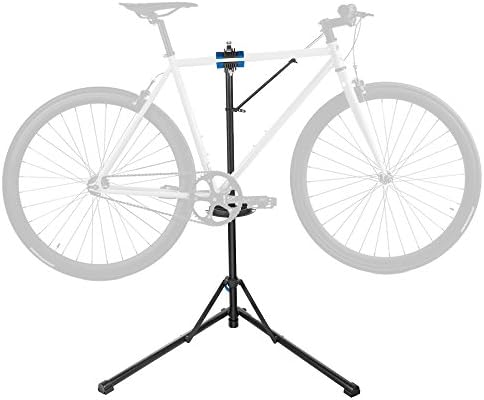Pro Stand Plus Bike Rack - Heavy-Duty Telescoping Bicycle Stand with Tool Tray, Rotating Clamps, and Adjustable Handlebar Rod by RAD Cycle (Black)