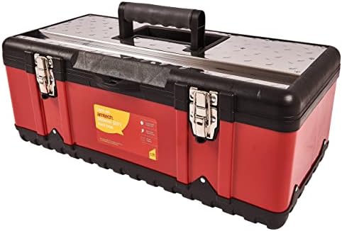 Amtech N0150 Toolbox, Tool Box With Compartments, 23-Inch